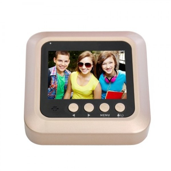 Digital Door Viewer Peephole Door Camera Doorbell Night Vision Photo Shooting Digital Door Monitoring for Home Security