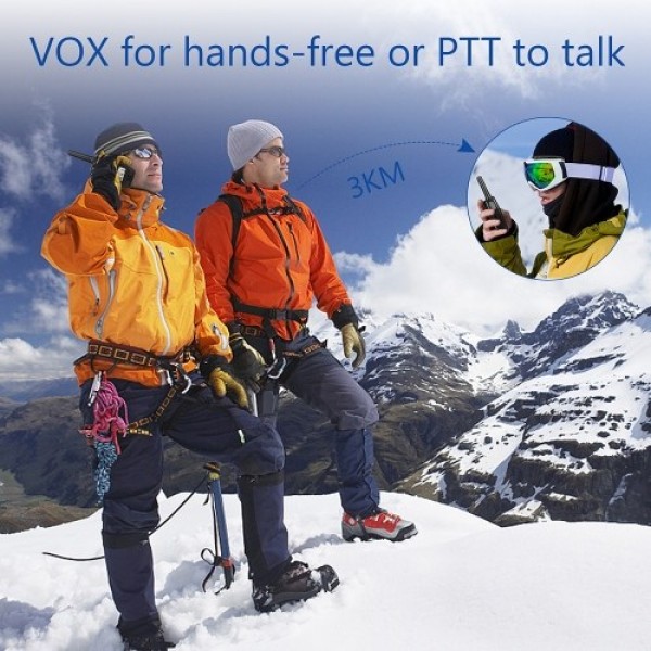 Two Way Radio for Adults Kids 22 Channel 0.5W Walkie Talkie Long Range with Noise Canceling VOX for Camping Hiking Cycling Cruis