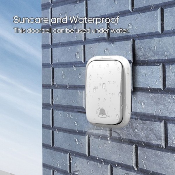 Domestic W-ireless Doorbell Self-generating Music Doorbell Long-distance Waterproof Remote-Control Doorbell