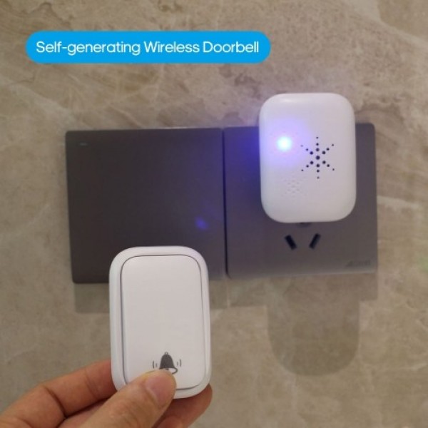 Domestic W-ireless Doorbell Self-generating Music Doorbell Long-distance Waterproof Remote-Control Doorbell