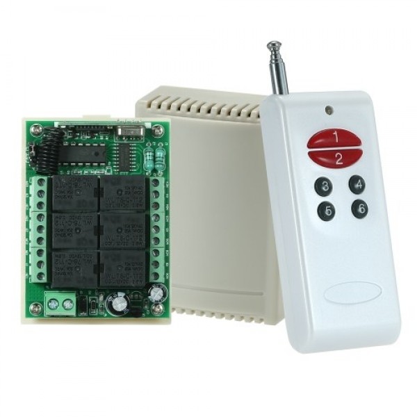 433Mhz DC 12V 10A Relay Wireless RF Remote Control Switch