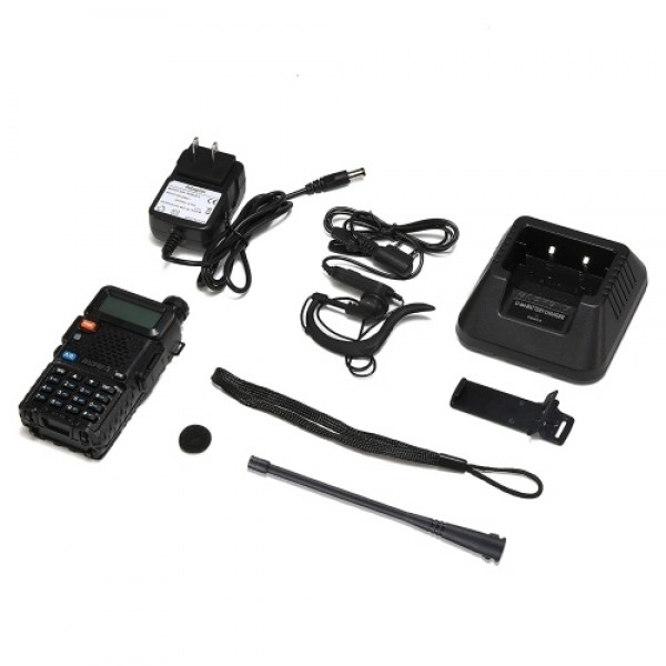 BAOFENG UV-5R Walkie Talkie FM Transceivr Two Way Radio Dual Display VHF 136-174 UHF 400-520mHZ 5W Two Way Ham Radio Rechargeabl