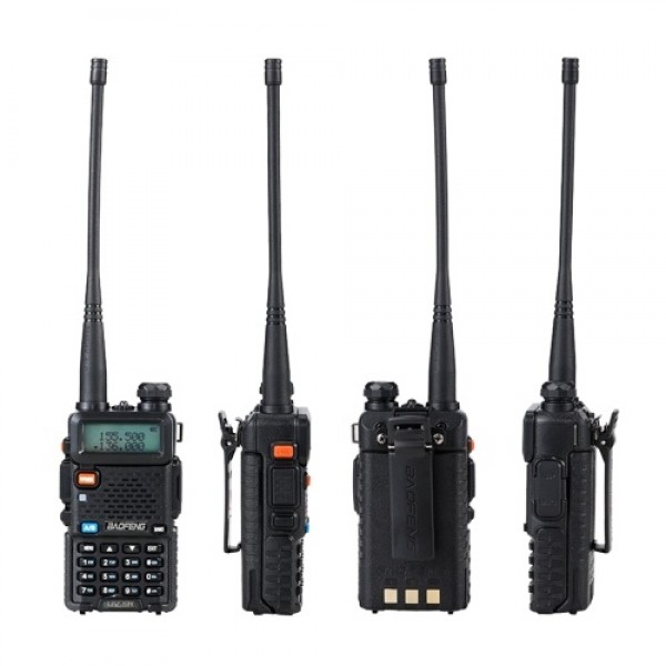 BAOFENG UV-5R Walkie Talkie FM Transceivr Two Way Radio Dual Display VHF 136-174 UHF 400-520mHZ 5W Two Way Ham Radio Rechargeabl