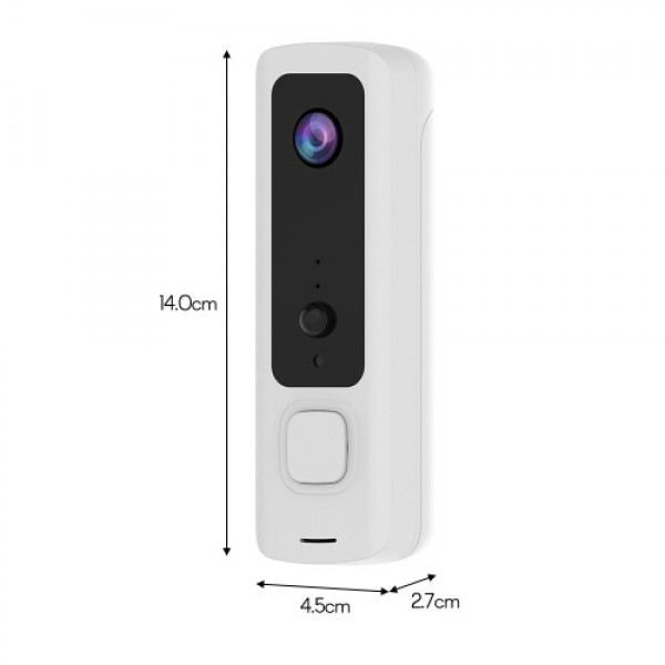 Wireless Video Doorbell 720P Visual Real-time Intercom Wi-Fi Video Bell