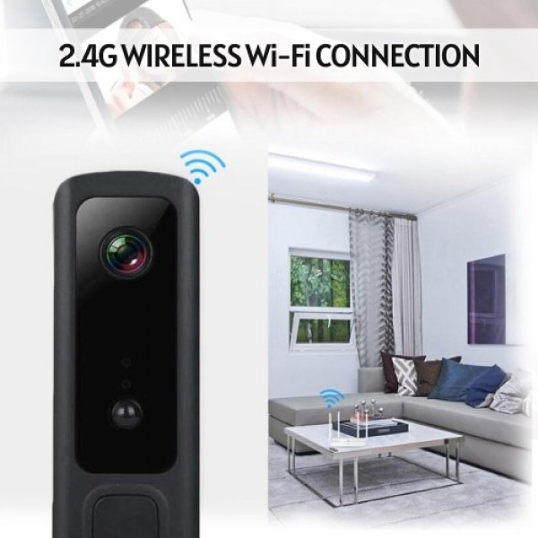 Wireless Video Doorbell 720P Visual Real-time Intercom Wi-Fi Video Bell