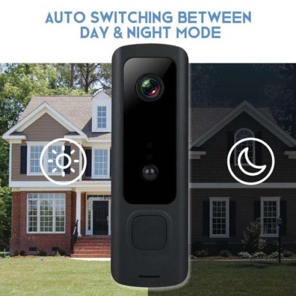 Wireless Video Doorbell 720P Visual Real-time Intercom Wi-Fi Video Bell