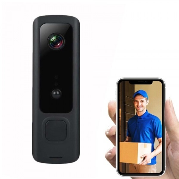 Wireless Video Doorbell 720P Visual Real-time Intercom Wi-Fi Video Bell