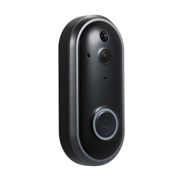 Smart WIFI 1080P Security Doorbell with Visual Recording Night Vision PIR Motion Detection