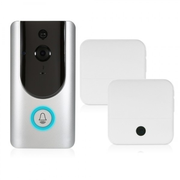 HD 1080P WiFi Smart Wireless Security Doorbell with 8G TF Card 1 Wireless Doorbell Chime