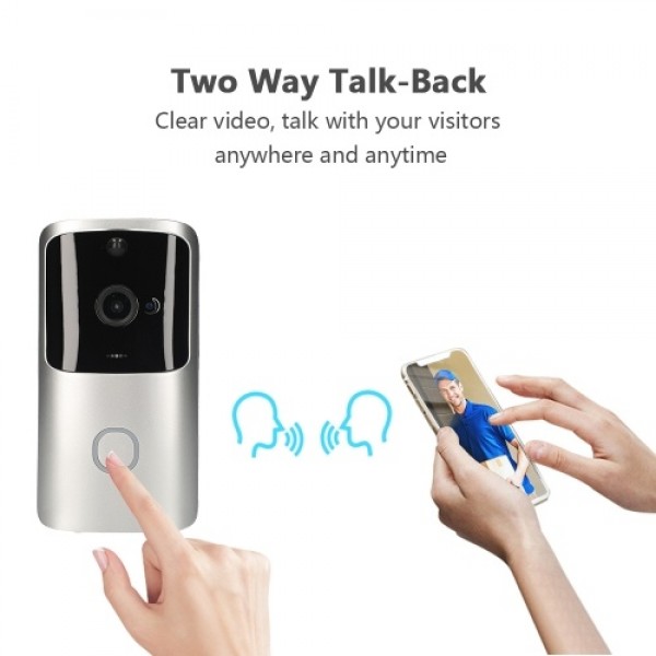 Wi-Fi Video Doorbell Wireless 720P Visual Real-time Intercom Video Bell