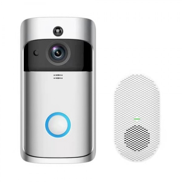 Smart Video Doorbell with Home Wireless APP Remote Two-way Talk Waterproof Security Camera