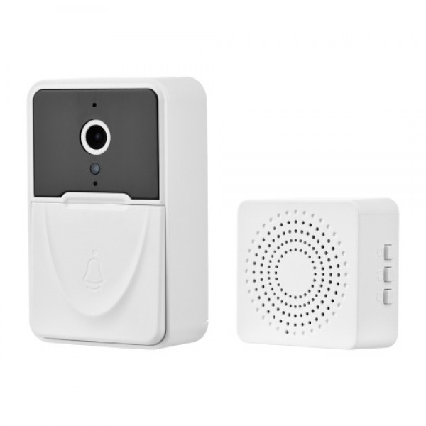 Wireless Video Doorbell Camera Visual Smart Security Doorbell with Motion Detection Night Vision 2-Way Audio Real-Time Monitorin