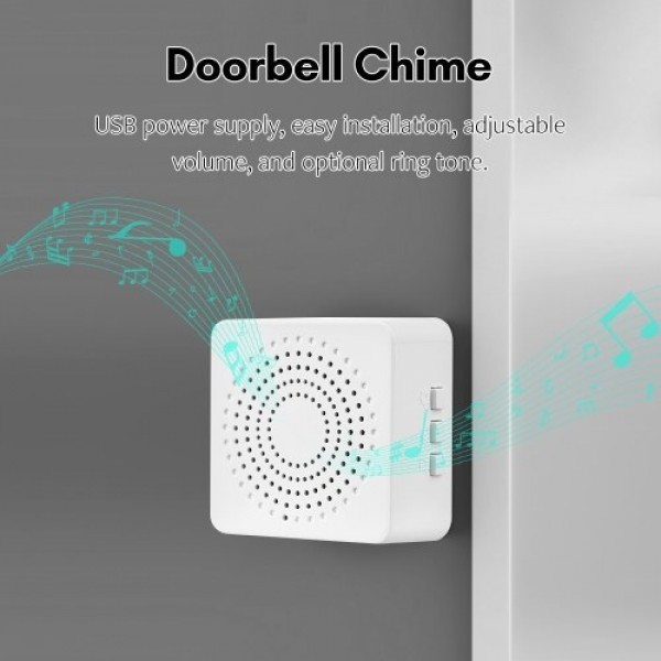 Wireless Video Doorbell Camera Visual Smart Security Doorbell with Motion Detection Night Vision 2-Way Audio Real-Time Monitorin