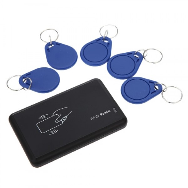 Contactless 14443A IC Card Reader with USB Interface 5pcs Cards + 5pcs Key Fob 13.56MHZ RFID