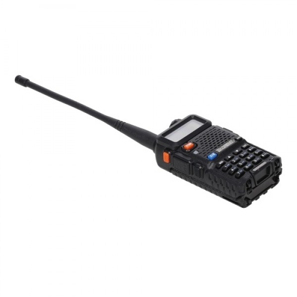 BAOFENG BF-UV5R FM Transceiver Dual Band Handheld Transceiver 128CH Amateur Portable Radio Long Standby Black