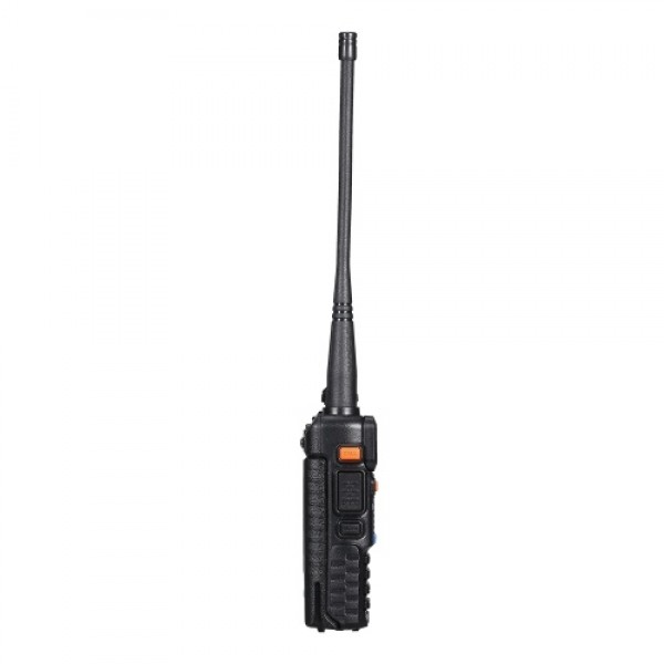 BAOFENG BF-UV5R FM Transceiver Dual Band Handheld Transceiver 128CH Amateur Portable Radio Long Standby Black