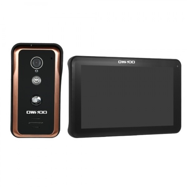 OWSOO 9inch Monitor Wired WIFI Video Door Phone Doorbell Intercom Entry System