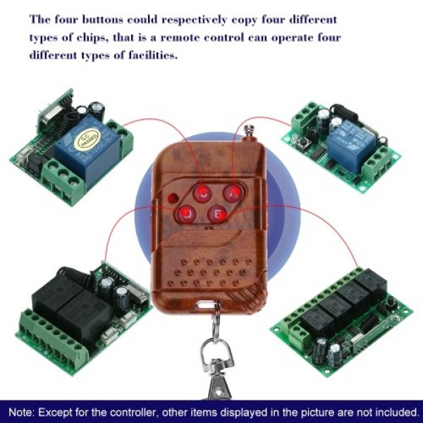 315MHz 4 Buttons Copy Cloning Duplicator Remote Control