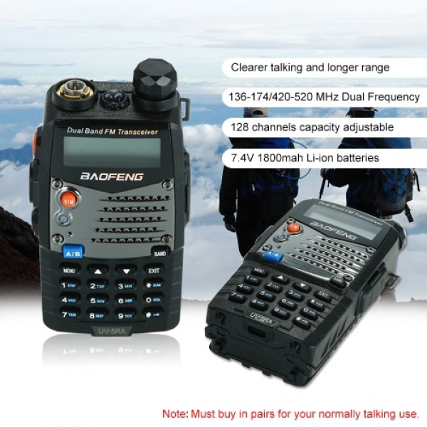 BAOFENG UV-5RA Two-Way Radio Walkie