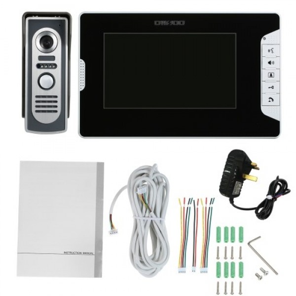 OWSOO 7 Inch Video Door Phone Doorbell Intercom Kit