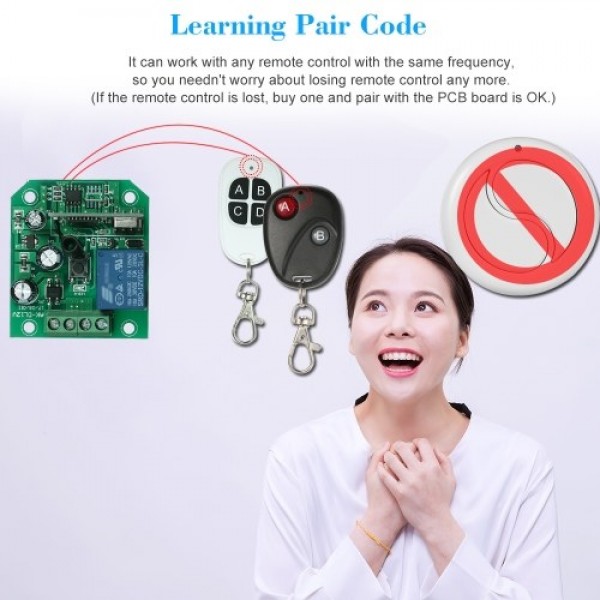 433MHz Universal 1CH Wireless Remote Control Switch