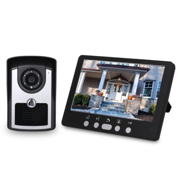 7 inch Monitor HD Camera Video Door Phone Doorbell Intercom System