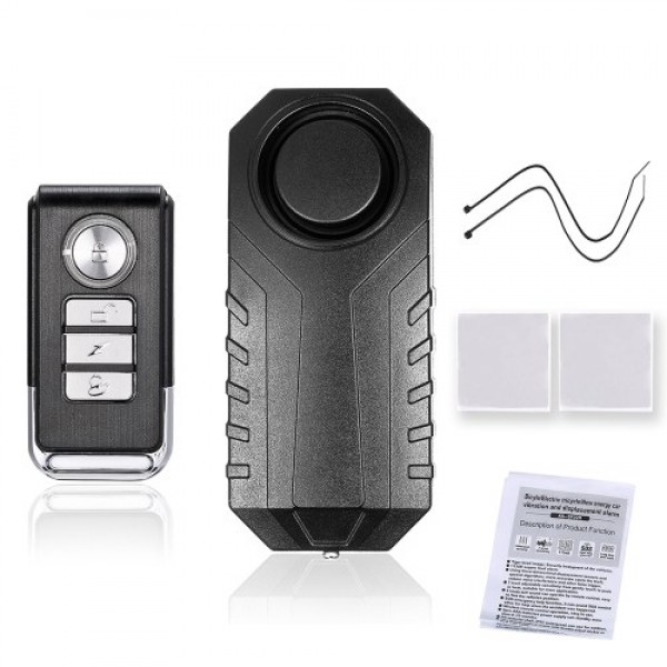 Bicycle/ Electric Tricycle/ Door/ Window Vibration Alarm Intelligent Anti-theft  Alarm Wireless Remote Control Alarm Supper Loud