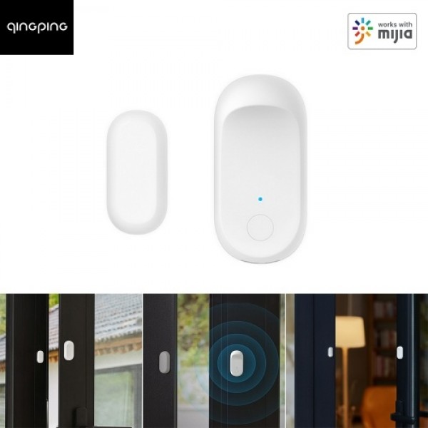 Qingping Smart Door &amp; Window Sensor BT5.0 Wireless Detector Mijia APP Remote Viewing Opening Closing Records Mobile Phone Se