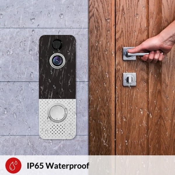 1080P Smart Video Doorbell &amp; Chime Home Wireless APP Remote Two-way Talk Waterproof Security Camera