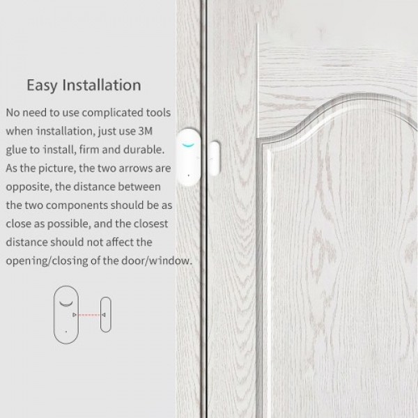 Intelligent WiFi Door Sensor Window Alarm