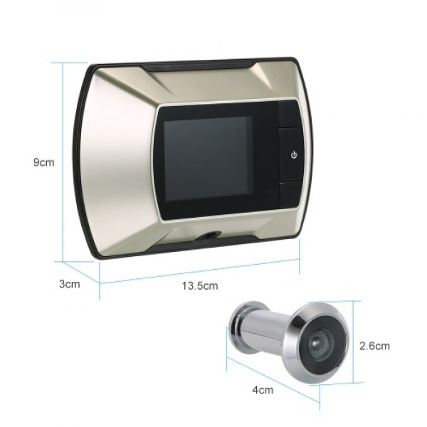 Visual Monitor Door Peephole Wireless Viewer Camera