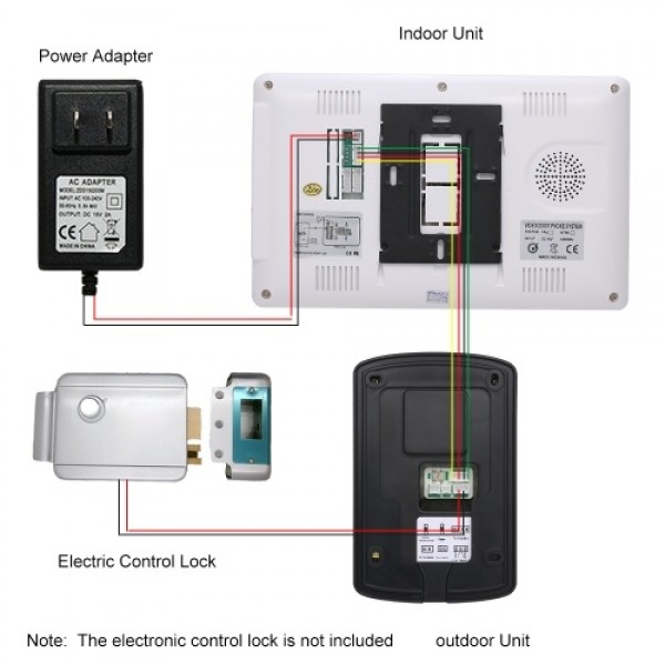 7 inch Monitor Fingerprint Password Remote Control HD Camera Video Door Phone Doorbell Intercom System Wireless Unlocks