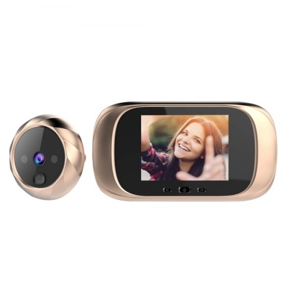 Digital Door Viewer Peephole Door Camera Doorbell 2.8-inch LCD Screen Night Vision Photo Shooting Digital Door Monitoring for Ho