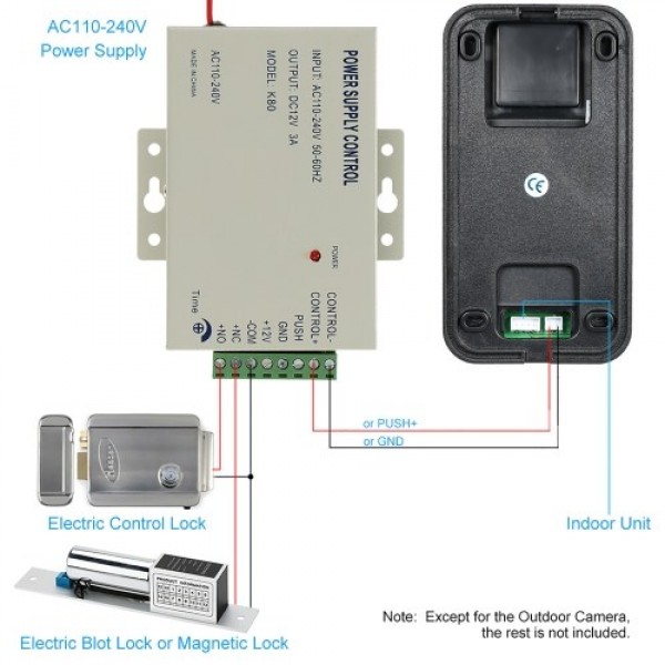 OWSOO 7 inch Wired Video Doorbell