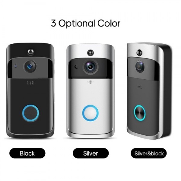 Wirelessly Smart DoorBell 720P Camera WiFi Visual Video Phone Door Bell 2-way Audio Video Doorbell