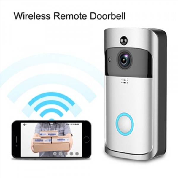 Wirelessly Smart DoorBell 720P Camera WiFi Visual Video Phone Door Bell 2-way Audio Video Doorbell