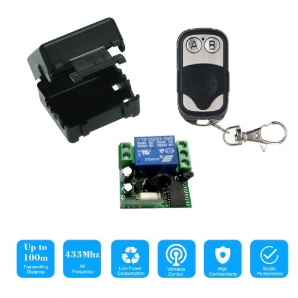 Smart Home Wireless Remote Control  Relay Receiver Transmitter Universal Switch