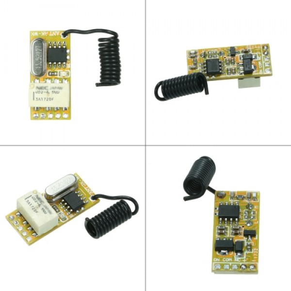 433Mhz DC 3.7V 4.5V 5V 6V 7.4V 9V 12V Universal Receiver Module RF Remote Control Switch