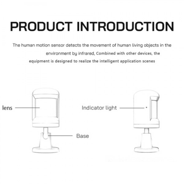 Smart Motion Sensor ZigBee PIR Motion Sensor