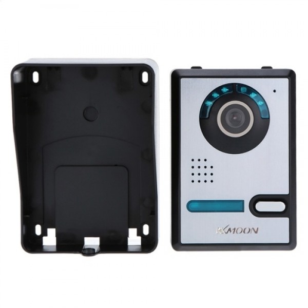 Video Doorbell Video Door Phone with 7'' Color TFT LCD Monitor Screen 5 IR LEDs 16 Music Rings Adjustable Volume Brightness for 