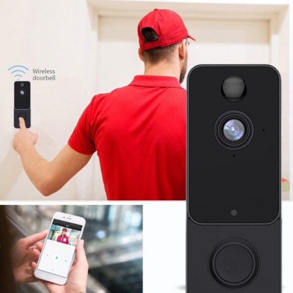 Wireless Video Doorbell 1080P Visual Real-time Intercom Wi-Fi Video Bell