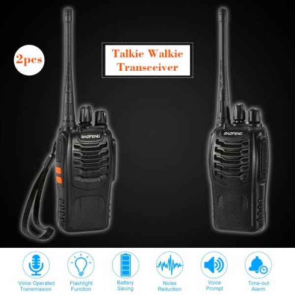 BaoFeng® 16CH FM UHF 400-470MHz Talkie Walkie Transceiver