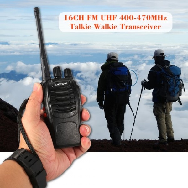 BaoFeng® 16CH FM UHF 400-470MHz Talkie Walkie Transceiver