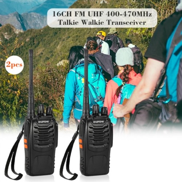 BaoFeng® 16CH FM UHF 400-470MHz Talkie Walkie Transceiver