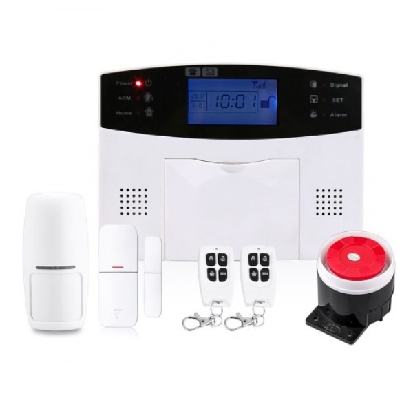 Security Alarm System  Kit Auto Dial GSM Home Security Wireless Alarm System GSM Home Security Alarm System Motion Sensor Door/W