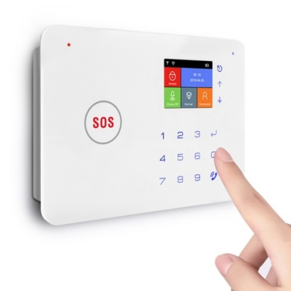 Security Alarm System  Kit Auto Dial GSM+WiFi Home Security Wireless Alarm System GSM Home Security Alarm System Motion Sensor D