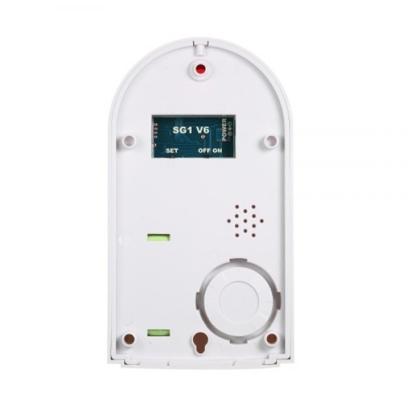 Wireless Sound Strobe Siren Alarm Host Flash Light Alarm Outdoor Waterproof Compatible with 433MHz Remote Control, Door Sensor, 