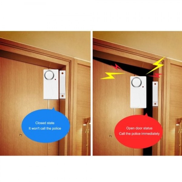 Wireless Door Alarm Anti-Theft Remote Control Door and Window Security Alarms