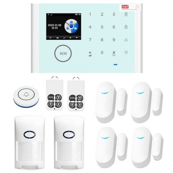 CS118 WiFi+GSM+GPRS 3 IN 1 Network Intelligent Home Alarm System