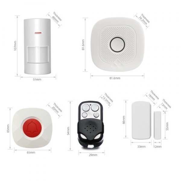 WS03 Wifi Smart Alarm System